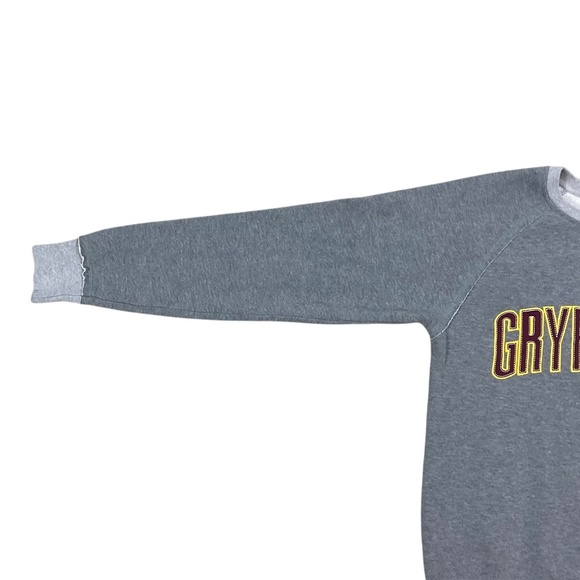 Harry Potter Gryffindor Universal Studios Gray Pullover Sweatshirt Size Small - Picture 4 of 11